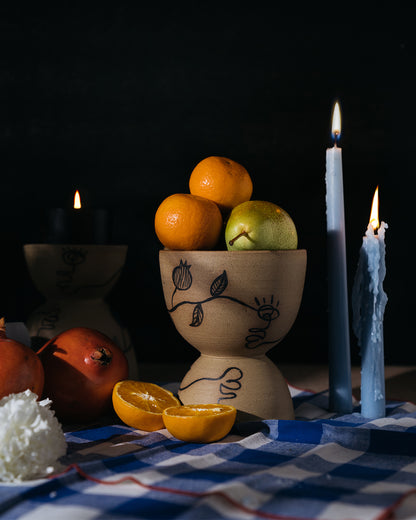 Field of Pomegranates - Two-Way Bowl