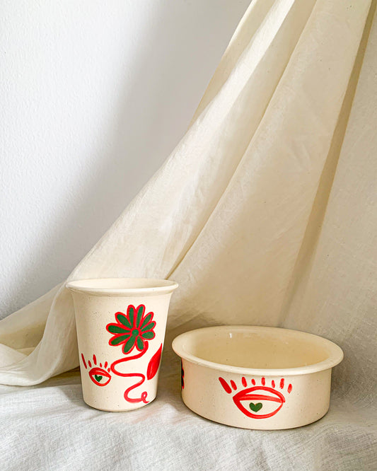 Garden Party- The Dabara (Red)